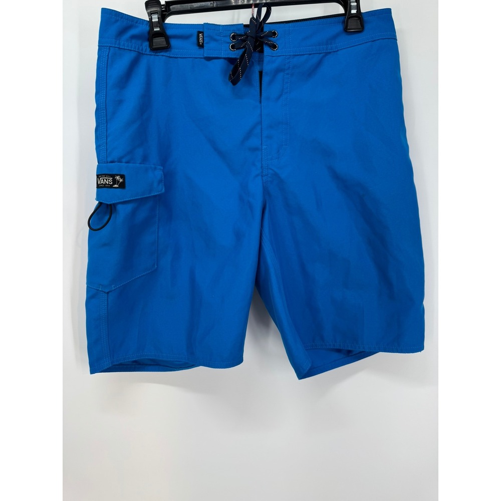 Vans Off The Wall Swim Trunks‎ Board Shorts Blue Men's Size 30